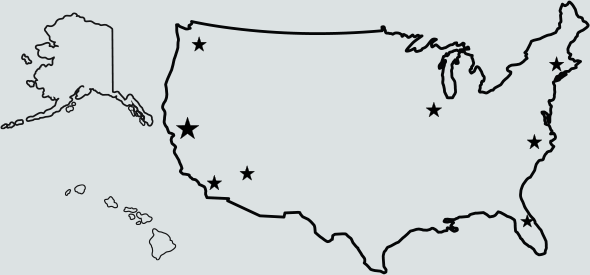 USA map